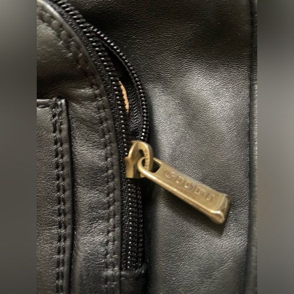 Giudi Italian Leather Brown Crossbody Shoulder Bag, leather  bag, vintage bag - Picture 4 of 14